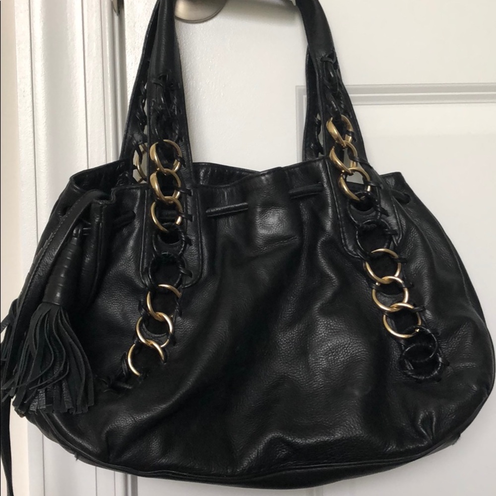 Michael Kors lightly used black satchel